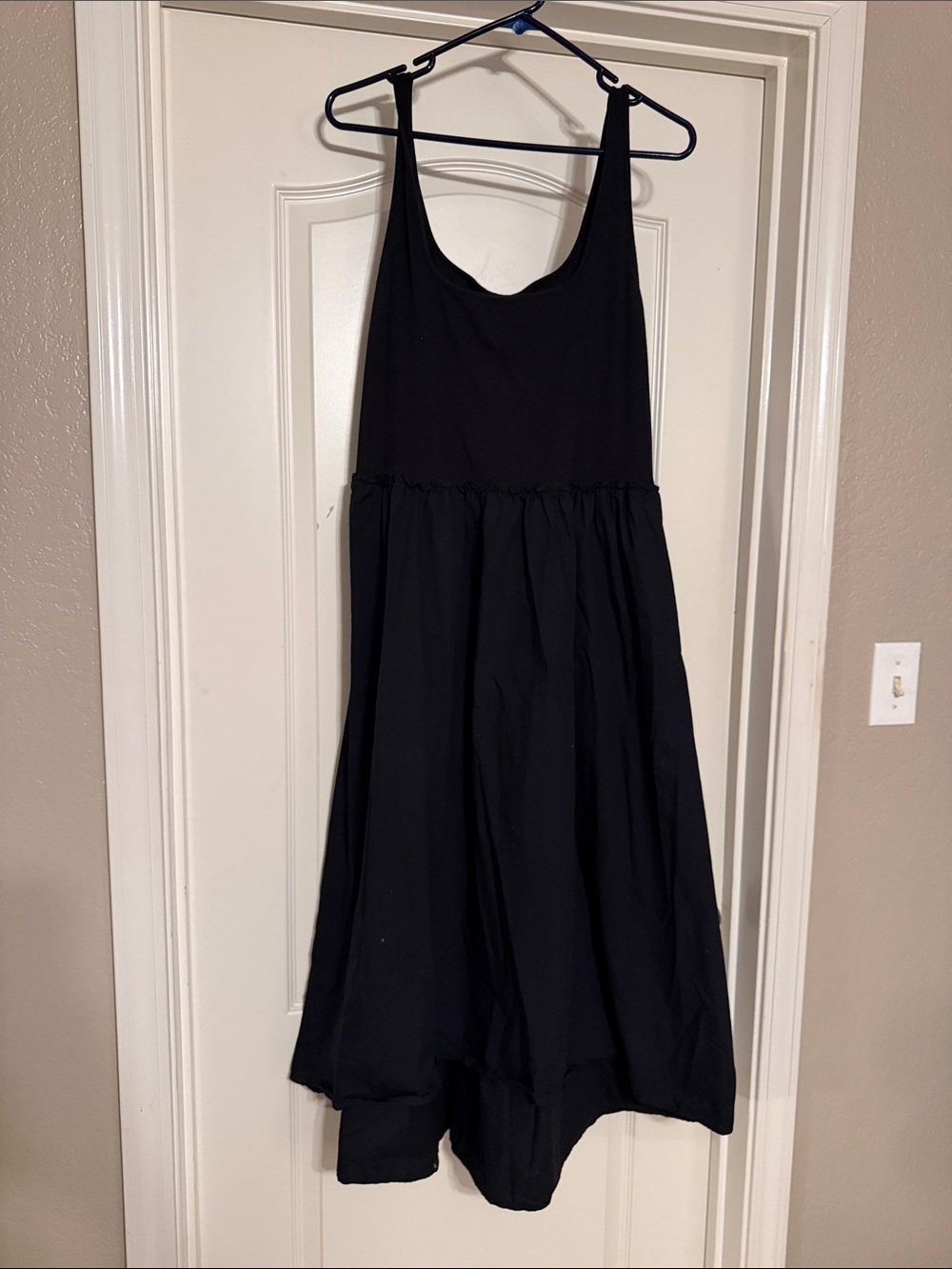 a new day Black Sleeveless Midi Dress